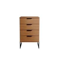 Manhattan Comfort DR-72651 Lexington Dresser with 4 Drawers in Maple Cream